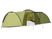 Camping Igloo Tent 650x240x190cm 8 Person Green