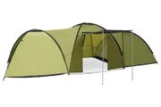 Camping Igloo Tent 650x240x190cm 8 Person Green