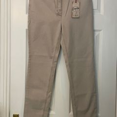 Beige Slim-Fit Jeans - Toni  - UK 16