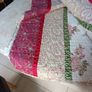 Patchwork  Style Multi Coloured  Double Bed Throw.  S. 200cm x 180cm Image 5