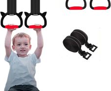 New Gymnastic Rings,Both for Adults and Kids,Support 360LBS,Home Fitness Equipment for Children, Kid's Indoor Pull up Bar for Stretching and Height Increas