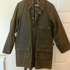 Barbour Solway Zipper Vintage wax Jacket One Crest 70's