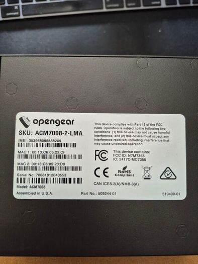 opengear console switch