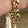 Heavy solid 9ct gold braclet Image 5