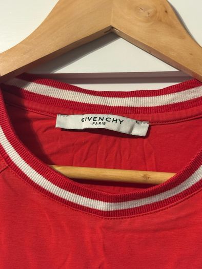 Givenchy red men's t shirt