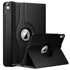 For Apple iPad 2022 10th Gen Tablet Case 360 Rotating PU Leather Cover - Black