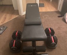 Adjustable Dumbbells + Bench