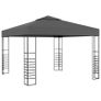 Garden Marquee with String Lights 3x3 m Anthracite Image 2