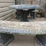 outdoor table & benches Image 3