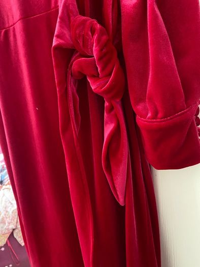 Fabulous deep pink velvet Next Dress size 20