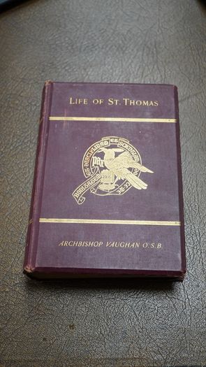 Victorian Book 1890 Life & Labours of Saint Thomas Aquinas