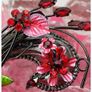 Retro Rhinestone Enamel Floral Spray Brooch Image 2