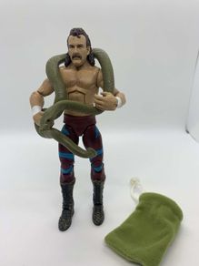 wwe elite legends series 8 Jake The Snake Robert's action figure