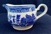 Arklow Pottery Blue Willow pattern cream jug