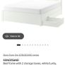 IKEA Songesand Double Bed with 2 Drawers Image 4