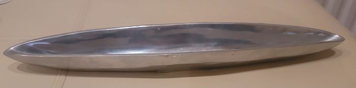 Sia Silver Metal Oblong Dish