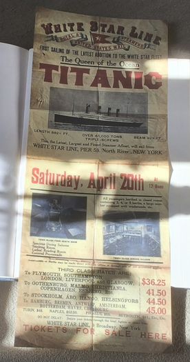 titanic book etc