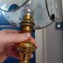 Vintage glass table lamp Image 10