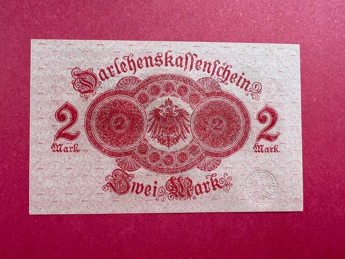 Germany  2  Mark  1914  Pick  55a.  ( Uncirculated )