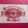 Germany  2  Mark  1914  Pick  55a.  ( Uncirculated ) Image 2