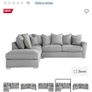 Beige L shaped corner sofa Image 4