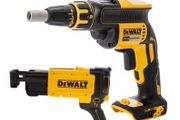 DeWalt DCF620N Cordless Brushless 18V Drywall Screwdriver Body Only With DCF6202 Collated Drywall Screw Gun Attachment