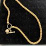 Gold tone necklace Image 4