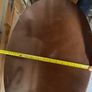 Vintage Oval Coffee Table with Lower Magazine Shelf Image 6