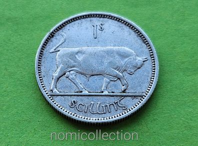 Ireland 1939 year Silver Shilling.