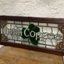 Exceptional Large antique Irish Stained Glass Panel. Image 8