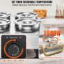 220v Commercial Soup Warmer Soup Station with 4 x7Litre  Pot Soup Kettle Warmer Image 2