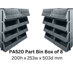Box of 8 Storage Part Bins