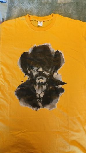 Lemmy from Motorhead t-shirt. Amazing print Brand new.It's a medium on the tag but it would be more of a small to a slim medium.