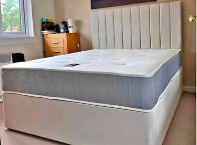 Double beds available in cream color