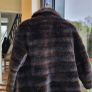 vintage Faux fur jacket brown Image 3