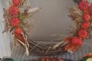 Halloween Wreath &amp; Stick Witches.