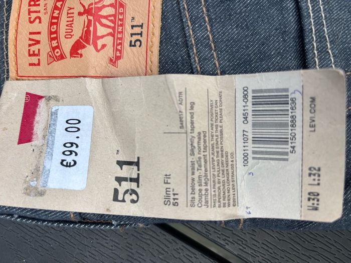 Levi 511 jeans - w30 l32