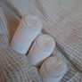Brand New In Box Oirlv Minimalist Linen Ring Display Stands (Set of 3) Image 3