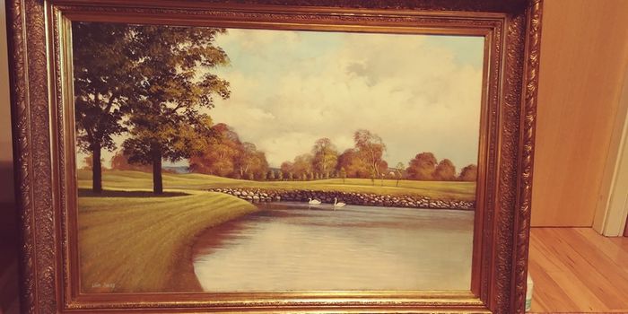 Beautiful original liam jones oil on canvas.