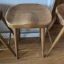 Ash Wood Stools x 4 Image 4