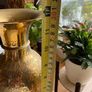 x2 Vintage Solid Brass Vases and candle holder Image 9