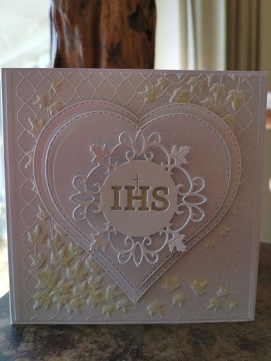 Handmade card - First Communion.