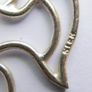Vintage 925 Sterling Silver Fish Earrings Image 4