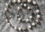 Sterling silver and pearls matching set