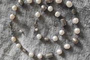 Sterling silver and pearls matching set
