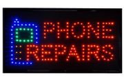 Led Phone Repairs Sign