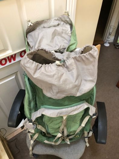 Huge Kelty Coyote 75 W Green Frame Hiking Bag
