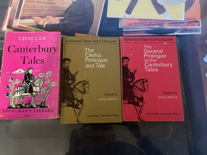 Trio of Chaucer books