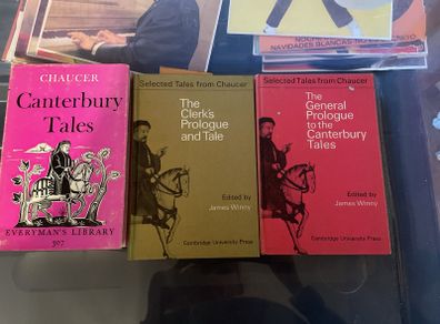 Trio of Chaucer books