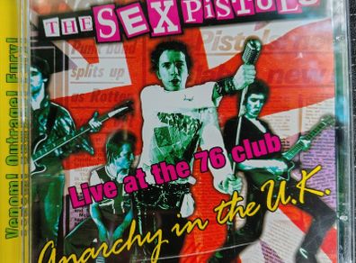Sex Pistols - Anarchy In The U.K. (Live At The 76 Club) CD (2001) Punk EX+